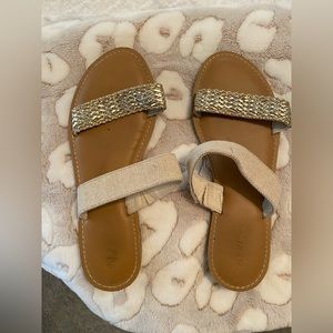 Old Navy shimmer sandals
